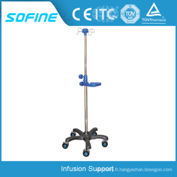 Support médical d&#39;infusion réglable